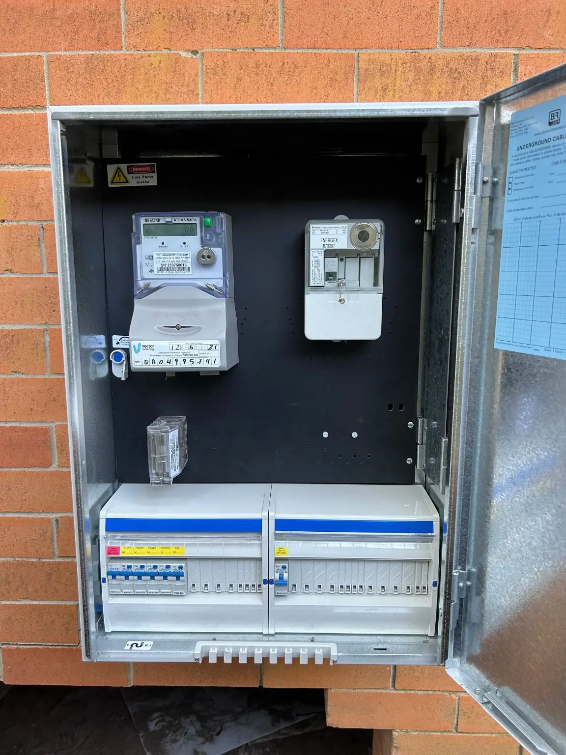 Upgraded switchboard installed in a Gold Coast property