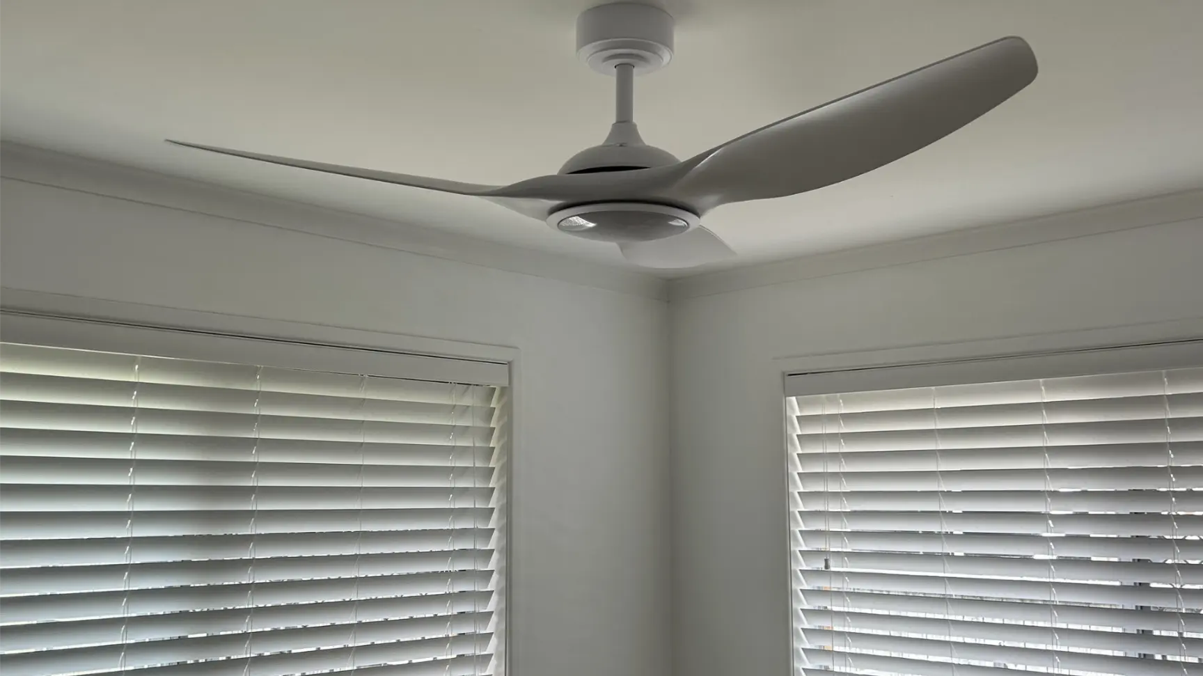 Ceiling fan installed in a Gold Coast living room